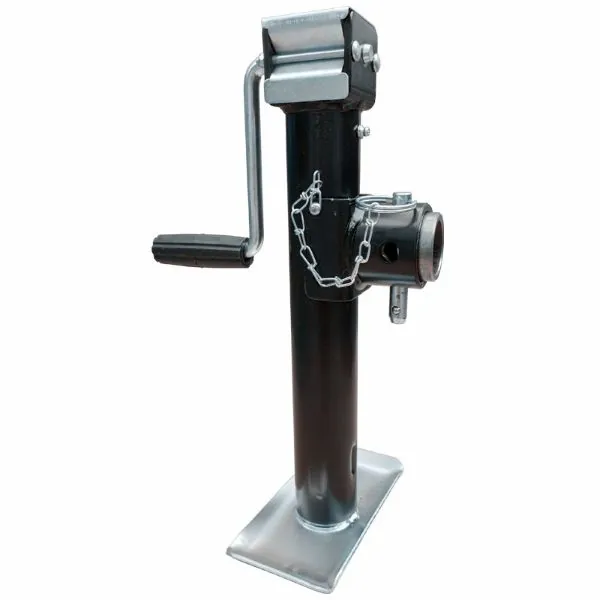 5000LBS 7000LBS Heavy Duty Trailer Jacks Stand Square Tube Black Powder Side Wind Trailer Jack